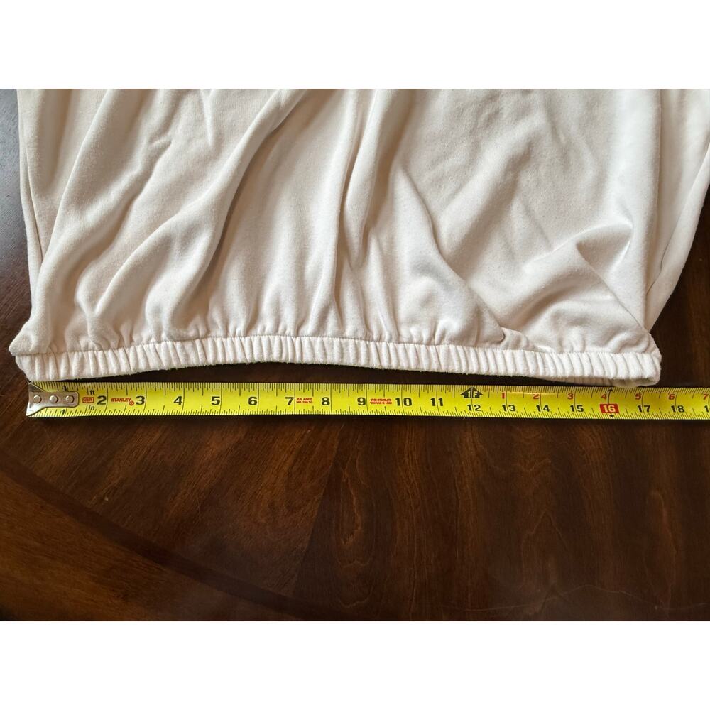 AYR Women Pullover Sweater XL Cream Collared Minimalist Comfy Relaxed Cozy Soft - Picture 8 of 10